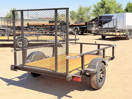 New 2027 Karavan 5-8 Ramp Gate Utility W/ Fold Down Sides 3K GVWR