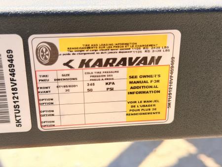 New 2027 Karavan 5-8 Ramp Gate Utility W/ Fold Down Sides 3K GVWR