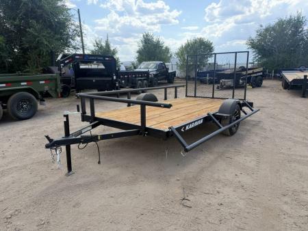 New 2027 Karavan 6-12 Ramp Gate Utility W/ Fold Down Sides 3K GVWR