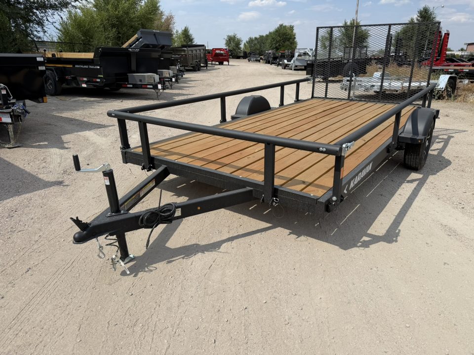 New 2027 Karavan 7-14 Ramp Gate Utility W/ Fold Down Sides 3K GVWR