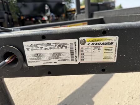 New 2027 Karavan 7-14 Ramp Gate Utility W/ Fold Down Sides 3K GVWR