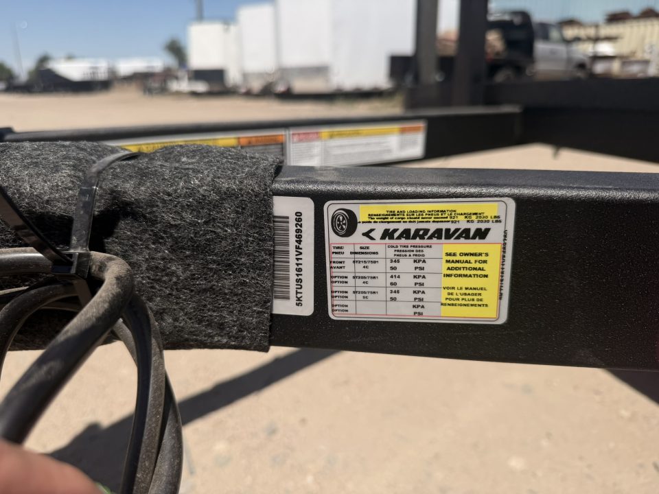 New 2027 Karavan 6-12 Ramp Gate Utility W/ Fold Down Sides 3K GVWR