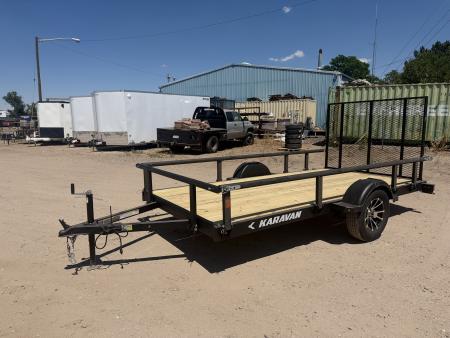 New 2027 Karavan 6-12 Ramp Gate Utility W/ Fold Down Sides 3K GVWR