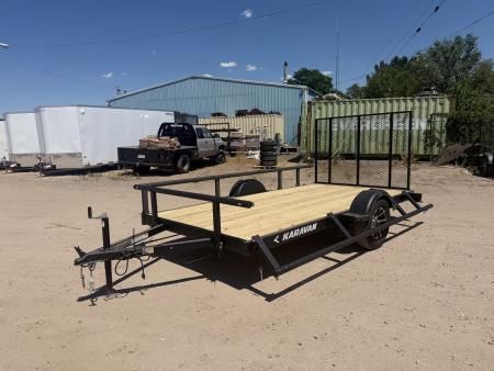 New 2027 Karavan 6-12 Ramp Gate Utility W/ Fold Down Sides 3K GVWR