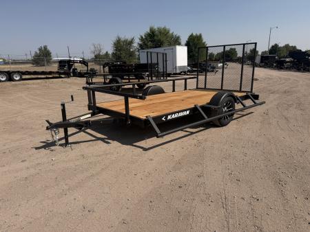 New 2027 Karavan 6-12 Ramp Gate Utility W/ Fold Down Sides 3K GVWR