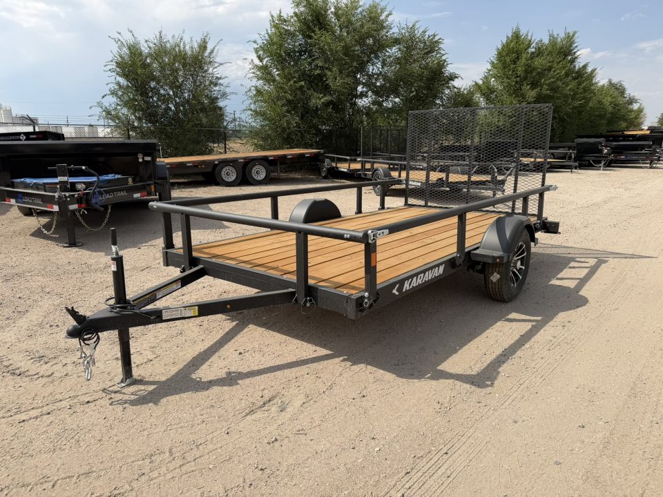 New 2027 Karavan 6-12 Ramp Gate Utility W/ Fold Down Sides 3K GVWR