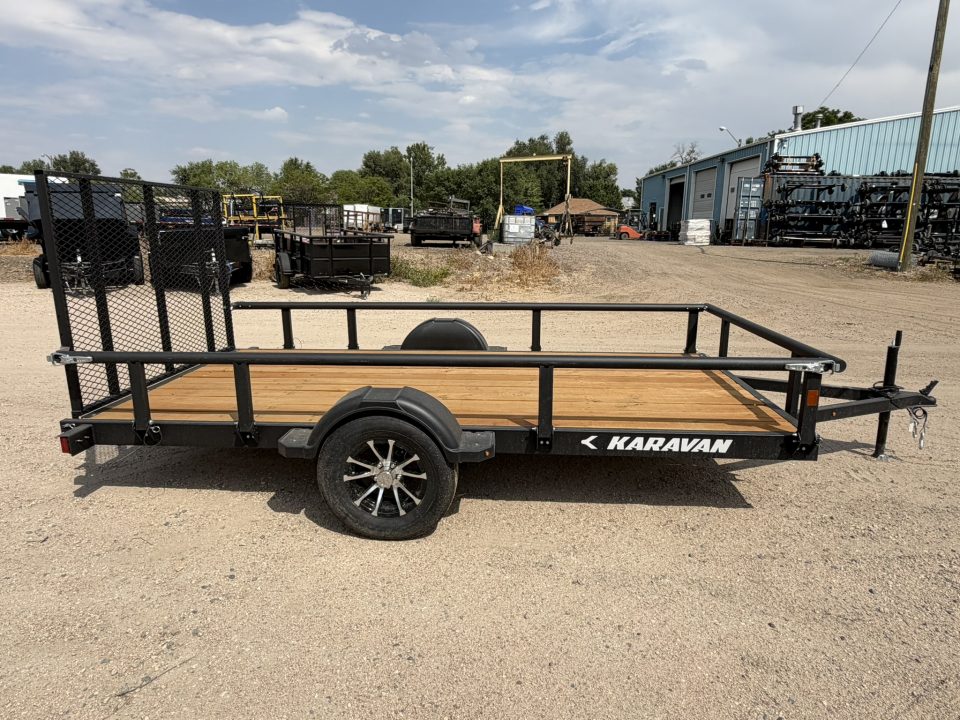 New 2027 Karavan 6-12 Ramp Gate Utility W/ Fold Down Sides 3K GVWR