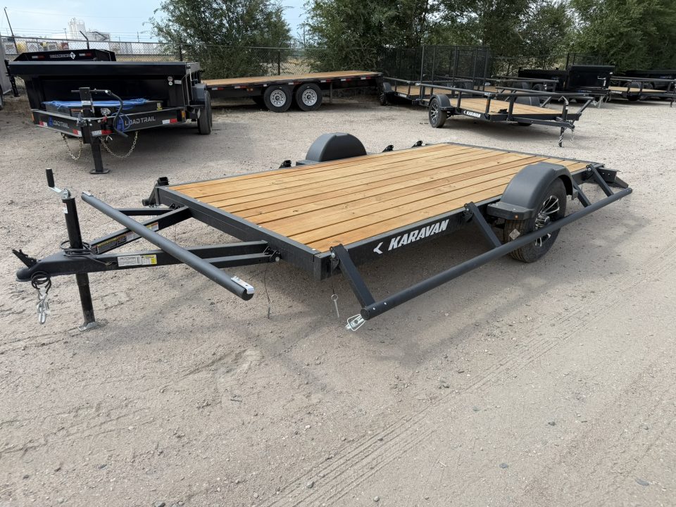 New 2027 Karavan 6-12 Ramp Gate Utility W/ Fold Down Sides 3K GVWR
