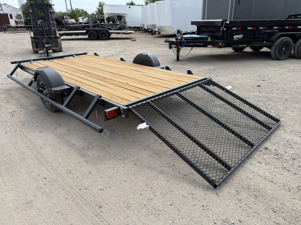 New 2027 Karavan 6-12 Ramp Gate Utility W/ Fold Down Sides 3K GVWR