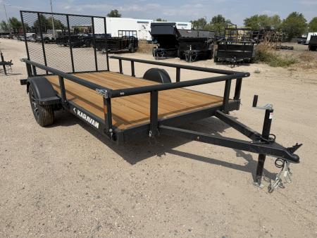 New 2027 Karavan 6-12 Ramp Gate Utility W/ Fold Down Sides 3K GVWR