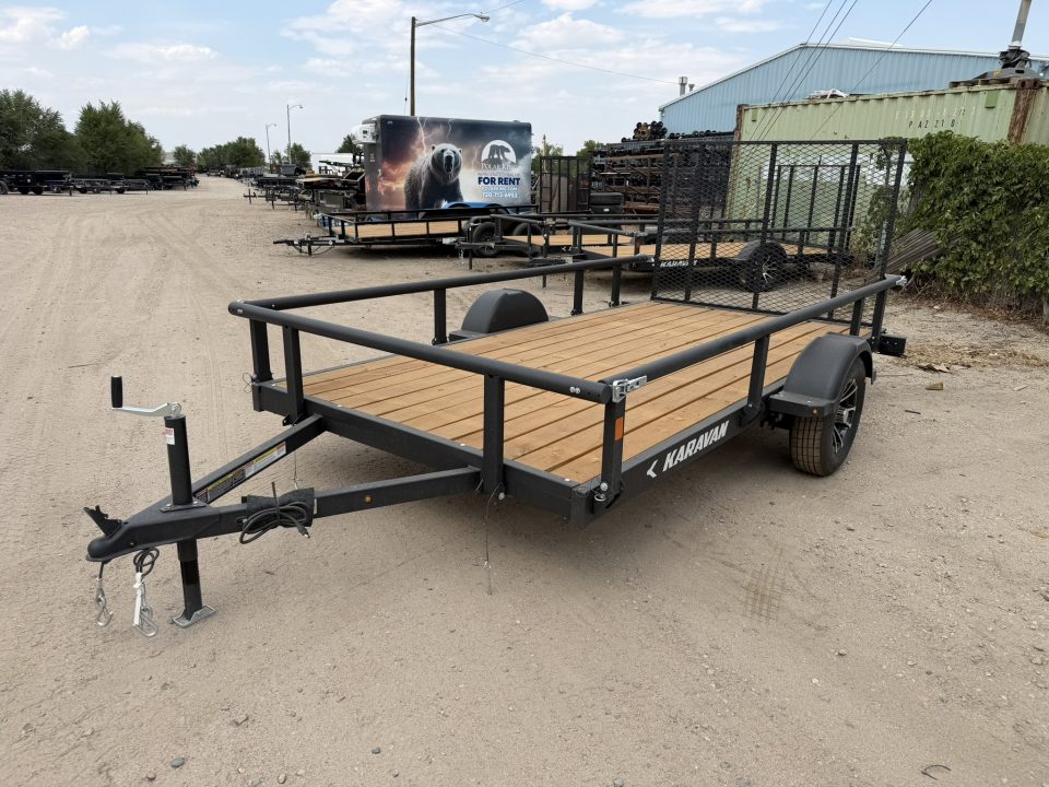 New 2027 Karavan 6-12 Ramp Gate Utility W/ Fold Down Sides 3K GVWR