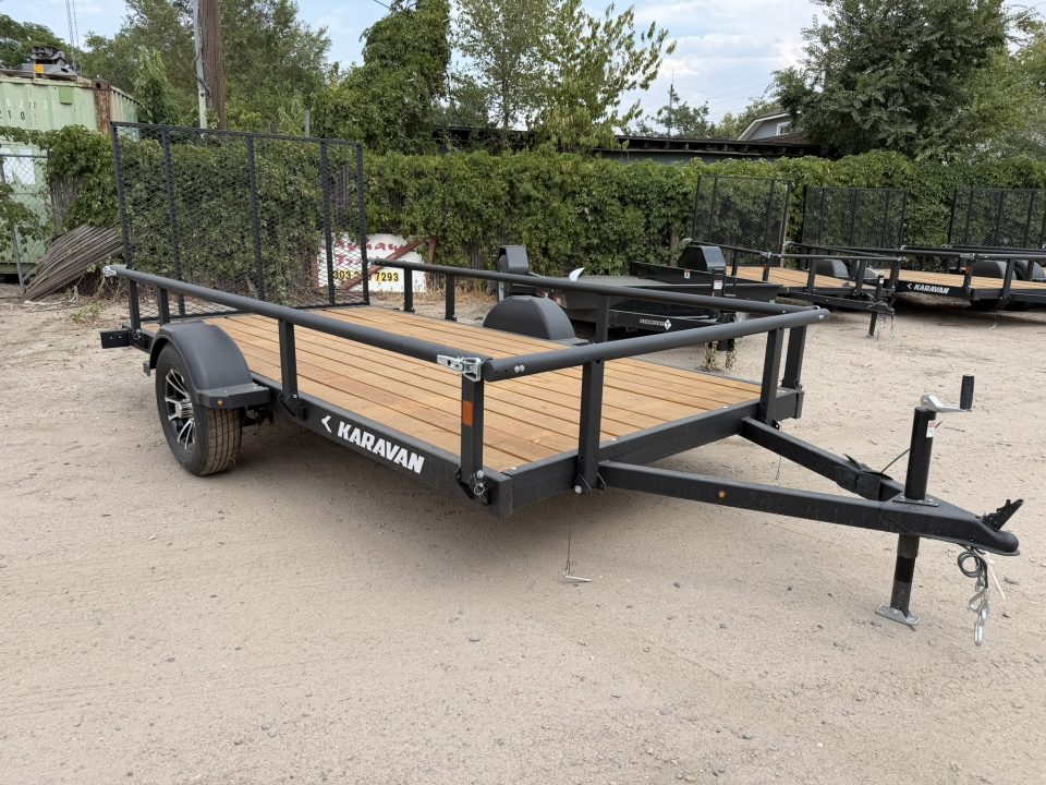 New 2027 Karavan 6-12 Ramp Gate Utility W/ Fold Down Sides 3K GVWR