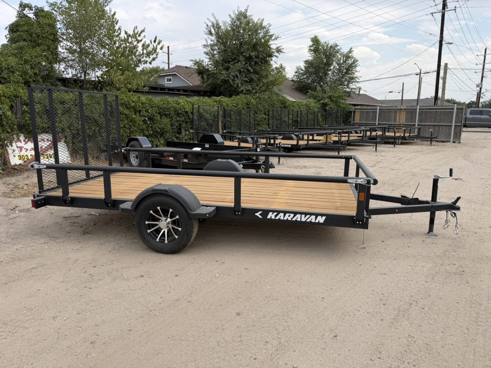 New 2027 Karavan 6-12 Ramp Gate Utility W/ Fold Down Sides 3K GVWR