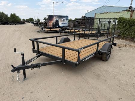 New 2027 Karavan 6-12 Ramp Gate Utility W/ Fold Down Sides 3K GVWR