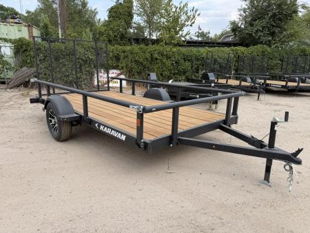 New 2027 Karavan 6-12 Ramp Gate Utility W/ Fold Down Sides 3K GVWR