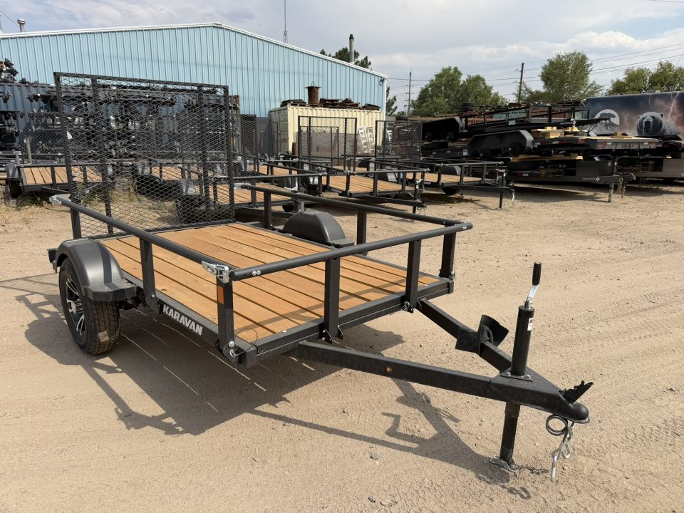 New 2027 Karavan 5-8 Ramp Gate Utility W/ Fold Down Sides 3K GVWR