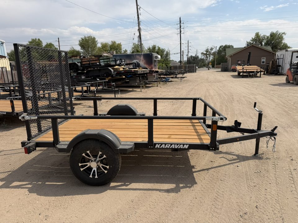 New 2027 Karavan 5-8 Ramp Gate Utility W/ Fold Down Sides 3K GVWR