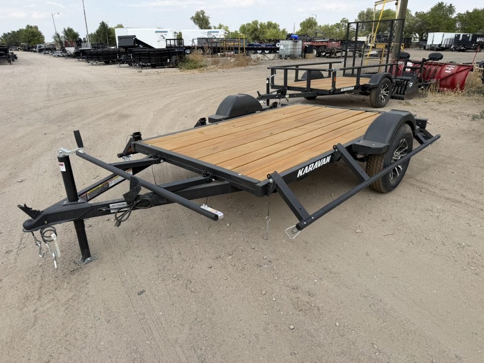 New 2027 Karavan 5-8 Ramp Gate Utility W/ Fold Down Sides 3K GVWR