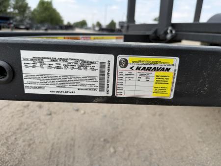 New 2027 Karavan 5-8 Ramp Gate Utility W/ Fold Down Sides 3K GVWR