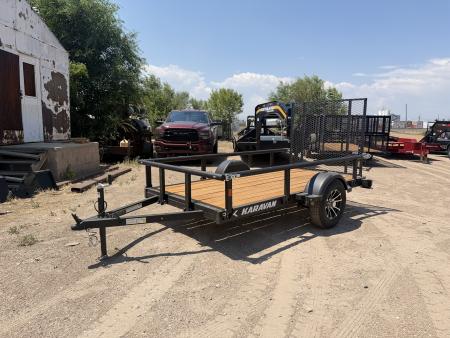 New 2027 Karavan 5-10 Ramp Gate Utility W/ Fold Down Sides 3K GVWR