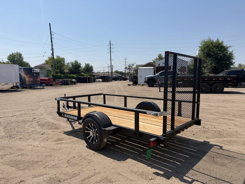 New 2027 Karavan 5-10 Ramp Gate Utility W/ Fold Down Sides 3K GVWR