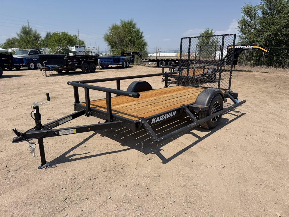 New 2027 Karavan 5-10 Ramp Gate Utility W/ Fold Down Sides 3K GVWR