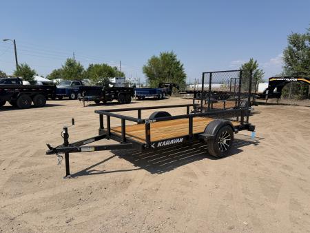 New 2027 Karavan 5-10 Ramp Gate Utility W/ Fold Down Sides 3K GVWR