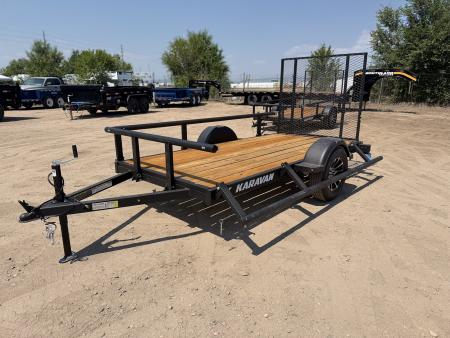 New 2027 Karavan 5-10 Ramp Gate Utility W/ Fold Down Sides 3K GVWR