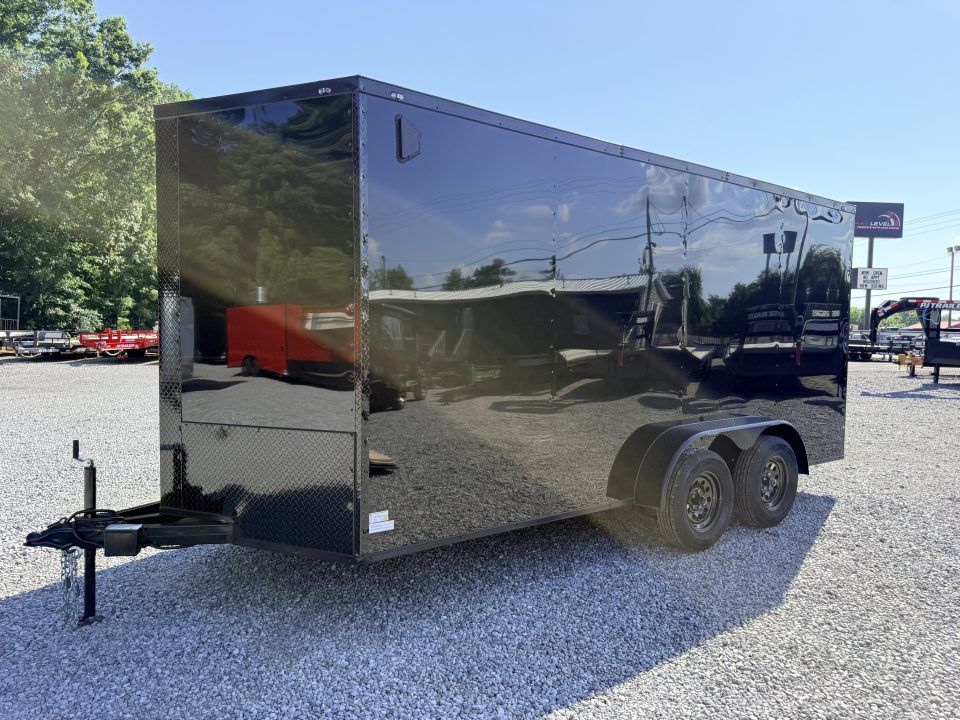 New 2026 Cargo United 7x16 TA (7FT HT) BLACKOUT .80 Polycore Cargo / Enclosed Trailer