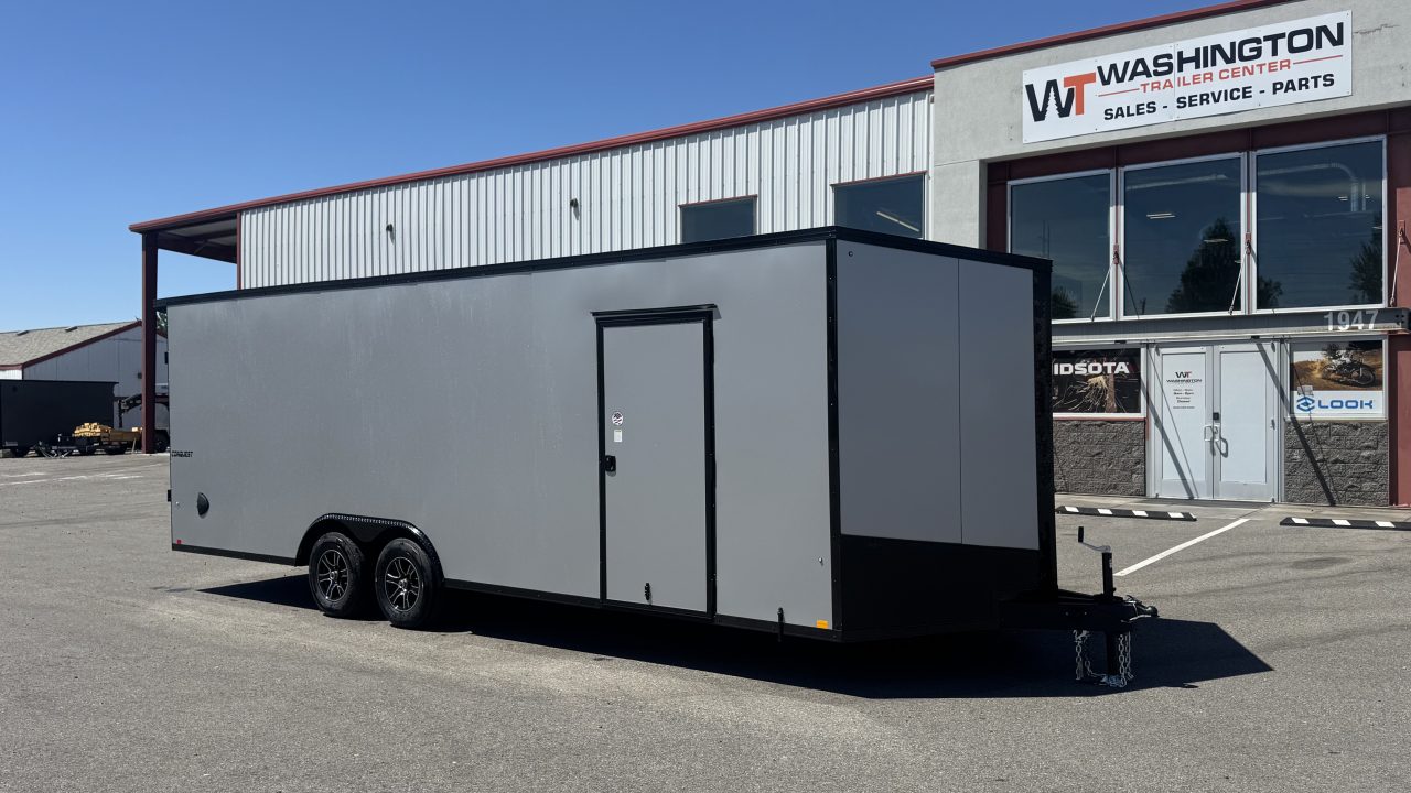 New 2026 Formula Trailers 8.5 x 24 Conquest SE Flat Top V-Nose Car Hauler 10K Car Hauler