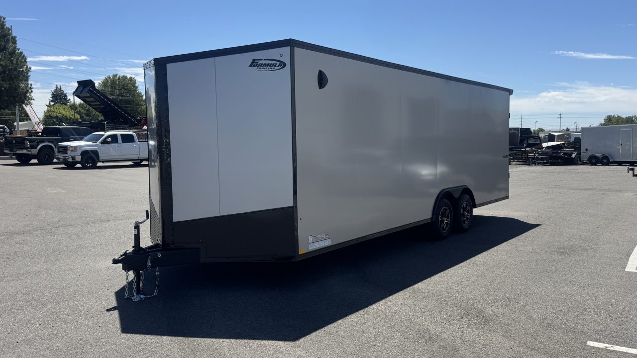 New 2026 Formula Trailers 8.5 x 24 Conquest SE Flat Top V-Nose Car Hauler 10K Car Hauler