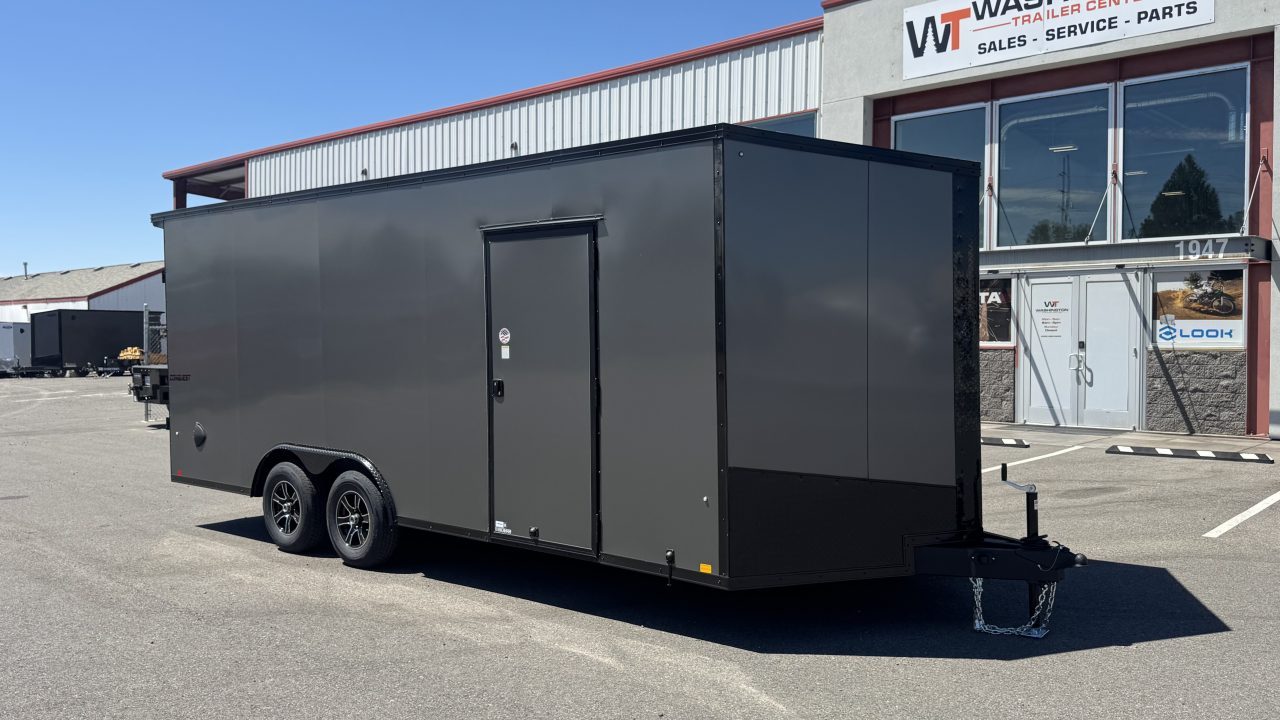 New 2026 Formula Trailers 8.5 x 20 Conquest SE Flat Top Sloped V-Nose Car Hauler  10K Car Hauler
