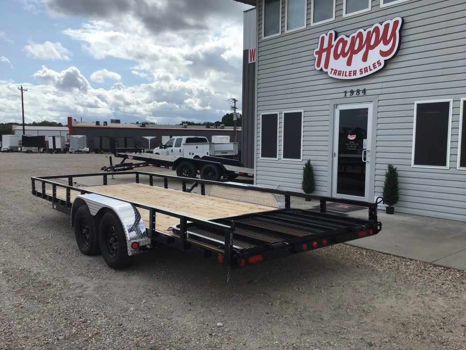 New 2027 PJ 83"x20' Tandem Axle Utility Trailer - UL