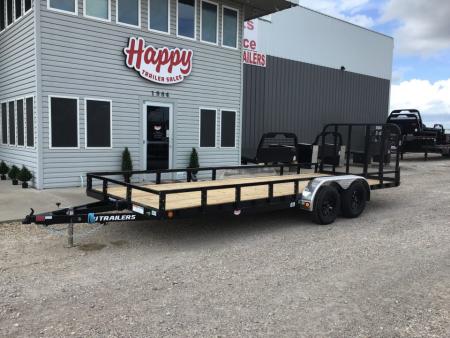 New 2027 PJ 83 x20' Tandem Axle Utility Trailer - UL