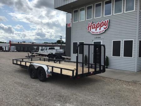 New 2027 PJ 83"x20' Tandem Axle Utility Trailer - UL