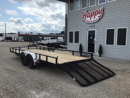 New 2027 PJ 83"x20' Tandem Axle Utility Trailer - UL