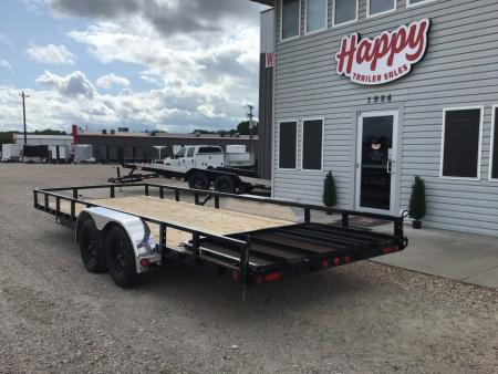 New 2027 PJ 83"x20' Tandem Axle Utility Trailer - UL