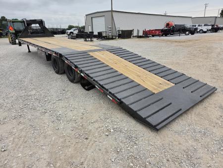 New 2026 Load Trail 102X36 TANDEM LO-PRO GOOSENECK W/12' CLETED HYDROTAIL HYDROJACKS & 14PLY TIRES
