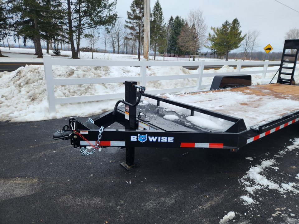 New 2027 BWISE EH14 82x20 14K Tandem Axle Equipment Trailer