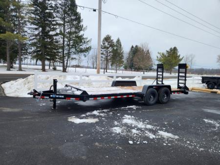 New 2027 BWISE EH14 82x20 14K Tandem Axle Equipment Trailer