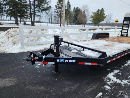New 2027 BWISE EH14 82x20 14K Tandem Axle Equipment Trailer