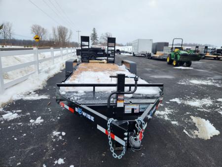New 2027 BWISE EH14 82x20 14K Tandem Axle Equipment Trailer