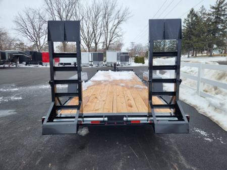 New 2027 BWISE EH14 82x20 14K Tandem Axle Equipment Trailer