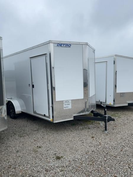 New 2026 Cargo Express 7 x 16 EX DLX Flat Top V-Nose 7K Cargo / Enclosed Trailer