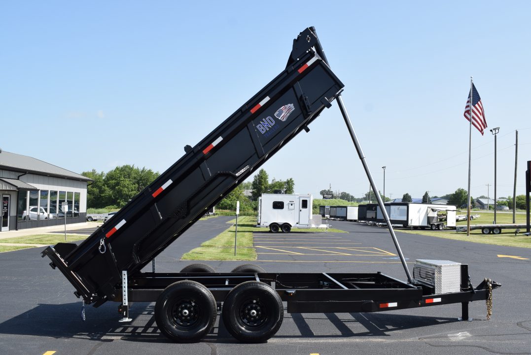 New 2026 BND Trailers 15k 7x14 Dump Trailer w/ Telescopic Cylinder 7ga Floor
