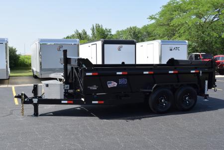 New 2026 BND Trailers 15k 7x14 Dump Trailer w/ Telescopic Cylinder 7ga Floor
