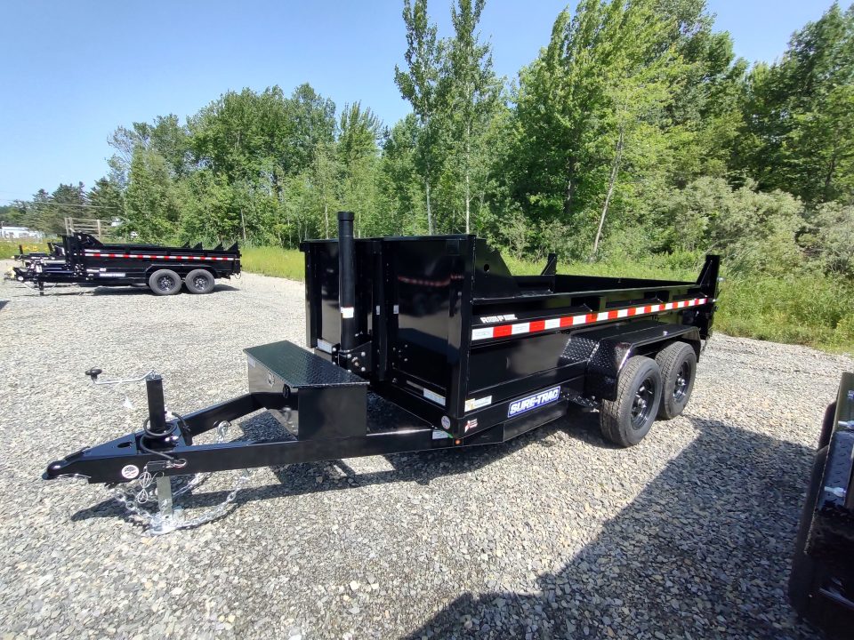 New 2026 Sure-Trac Low Profile Telescopic 6' x 12' (10K) Dump Trailer