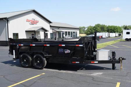 New 2026 BND Trailers 15k 7x14 Dump Trailer w/ Telescopic Cylinder 7ga Floor