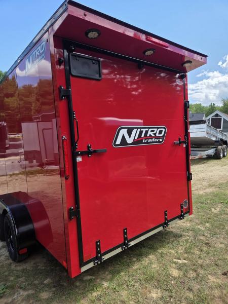 New 2026 Nitro 7x16 Extra height aluminum cargo trailer rear ramp Cargo / Enclosed Trailer
