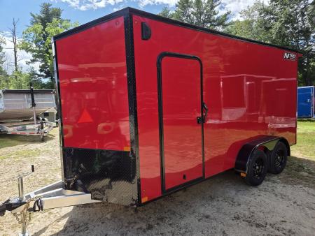 New 2026 Nitro 7x16 Extra height aluminum cargo trailer rear ramp Cargo / Enclosed Trailer